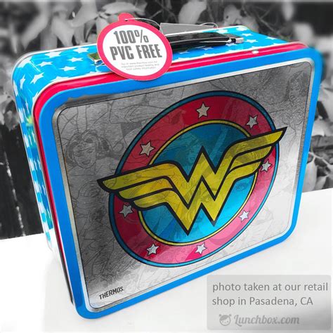 wonder woman metal lunch box|wonder woman lunchbox.